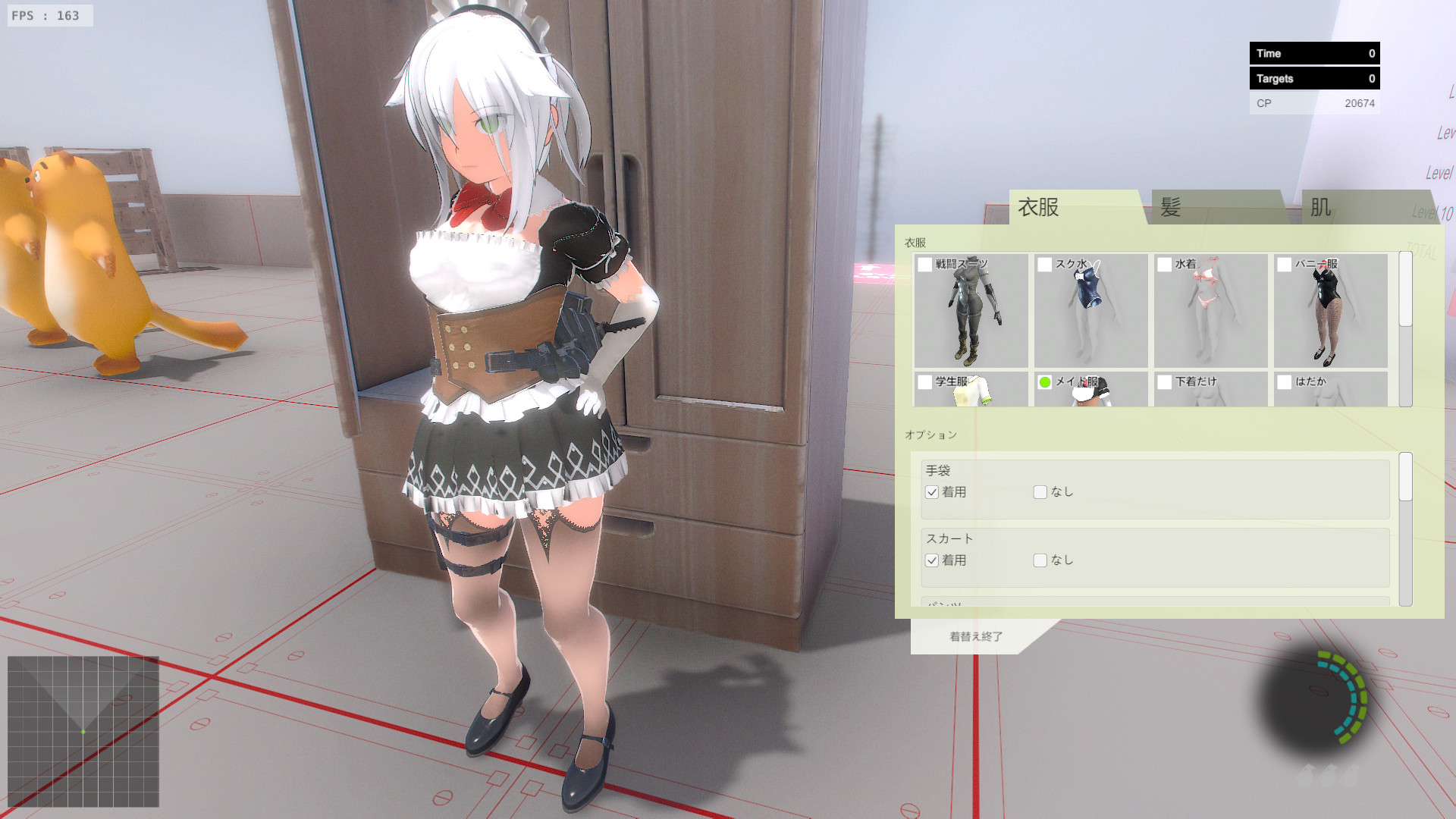 ウェーブ式美少女シューター『Eliminatorカエデさん』Steam版