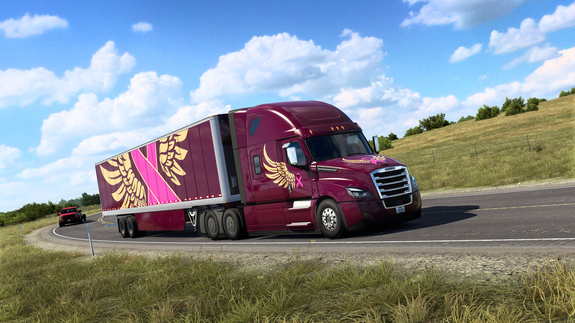 American Truck Simulator - Pink Ribbon Charity Pack в Steam