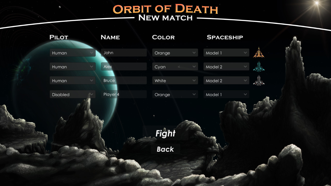 Orbit of Death в Steam