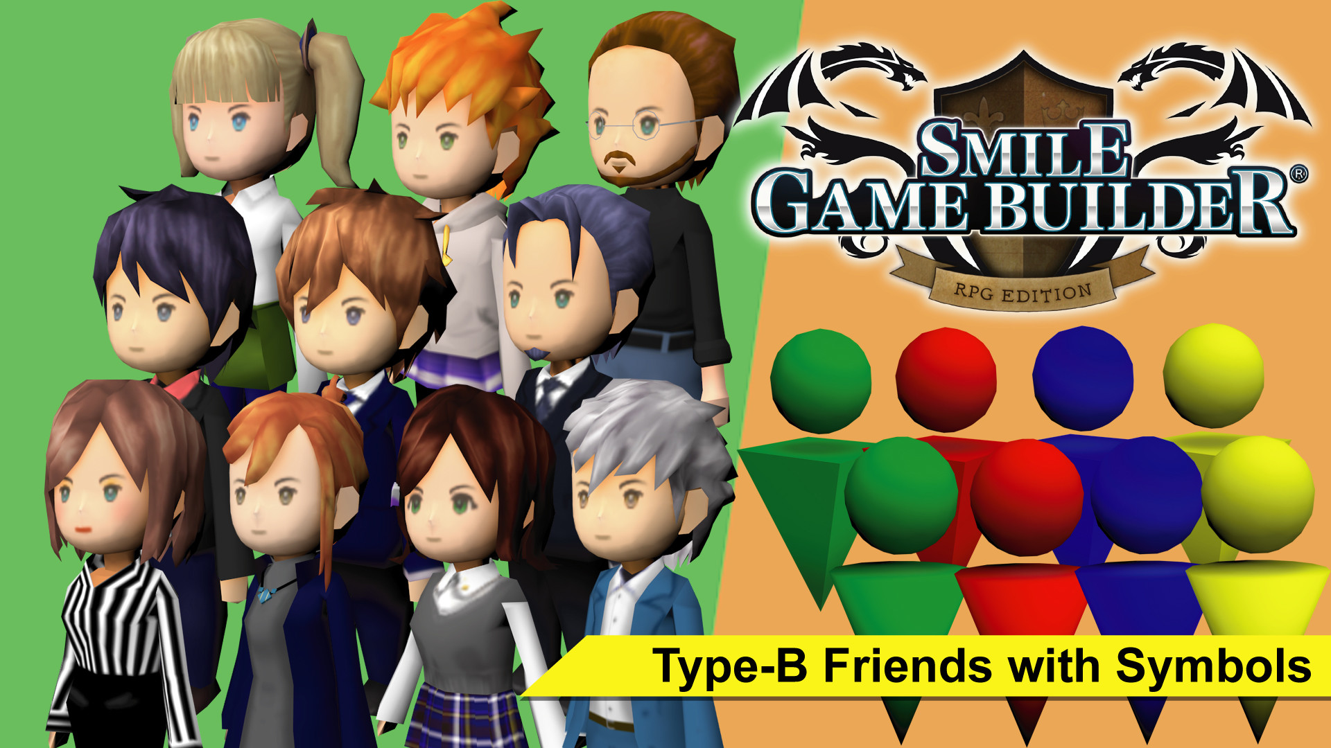 SMILE GAME BUILDER Type-B Friends with Symbols в Steam