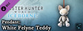 Monster Hunter World: Iceborne - Pendant: White Felyne Teddy