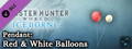 Monster Hunter World: Iceborne - Pendant: Red &amp; White Balloons