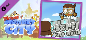 Bloons Monkey City - Sci-Fi City Walls