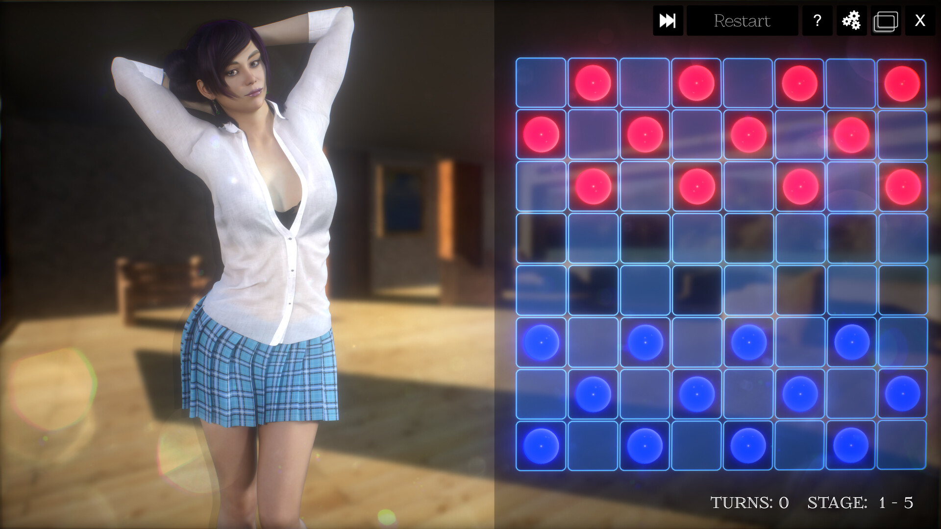 Сэкономьте 25% при покупке 3D Hentai Checkers в Steam