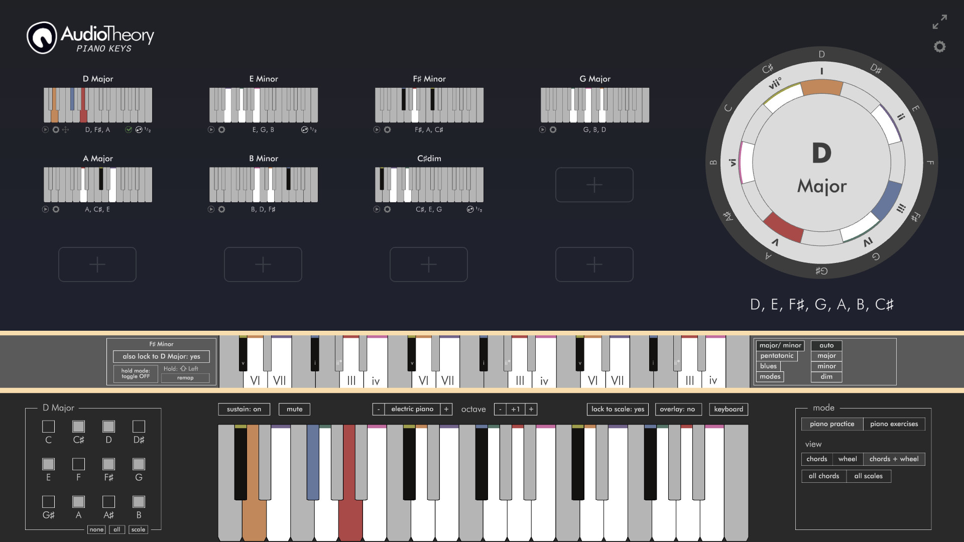 AudioTheory Piano Keys в Steam