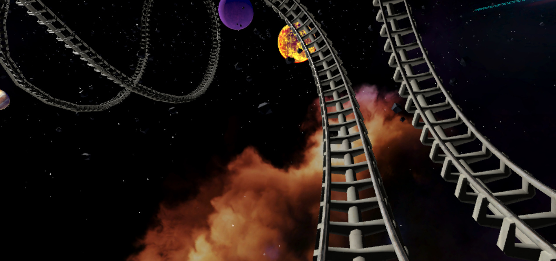 Сэкономьте 56% при покупке VR Galactic Roller Coaster в Steam