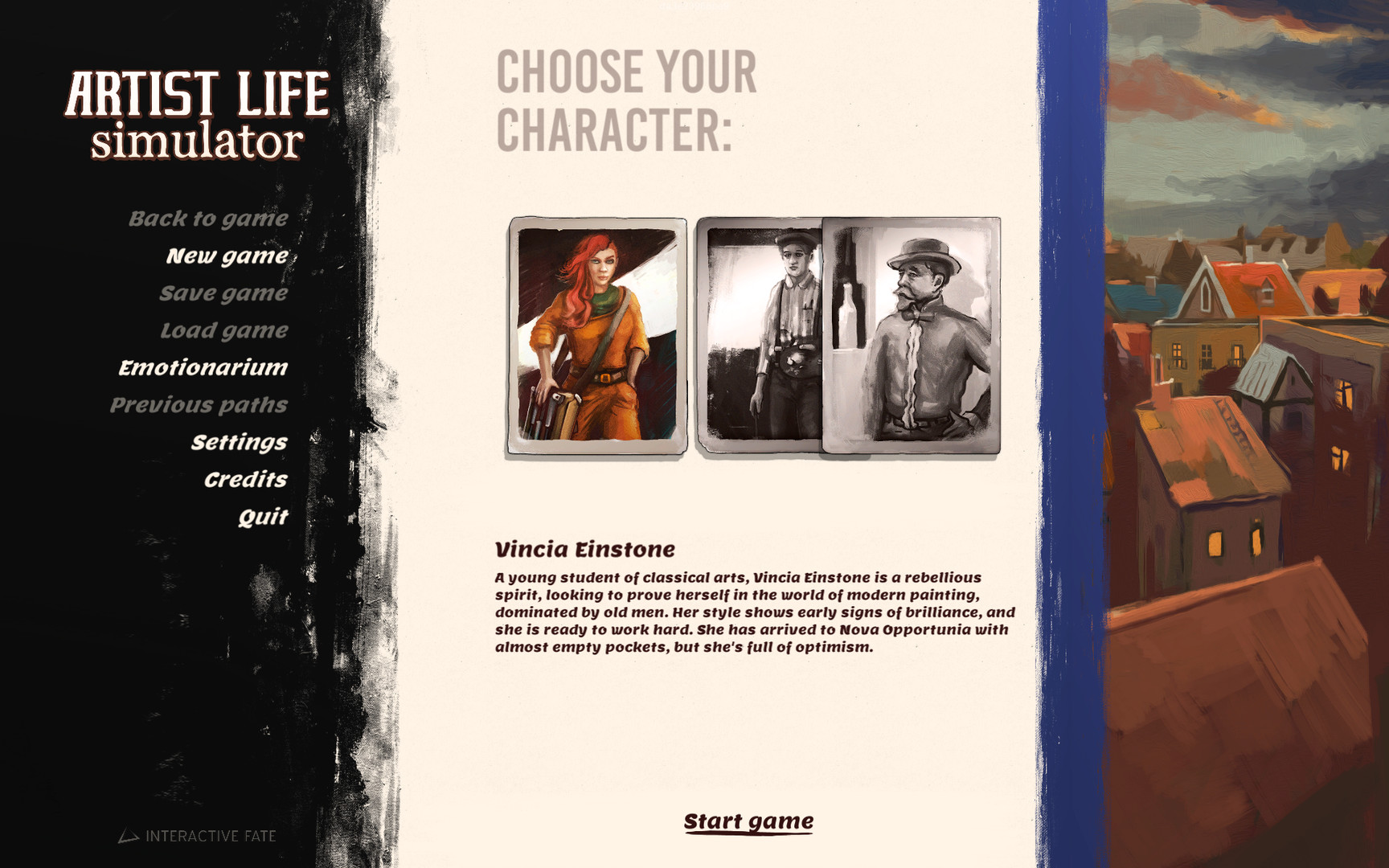 Artist Life Simulator в Steam