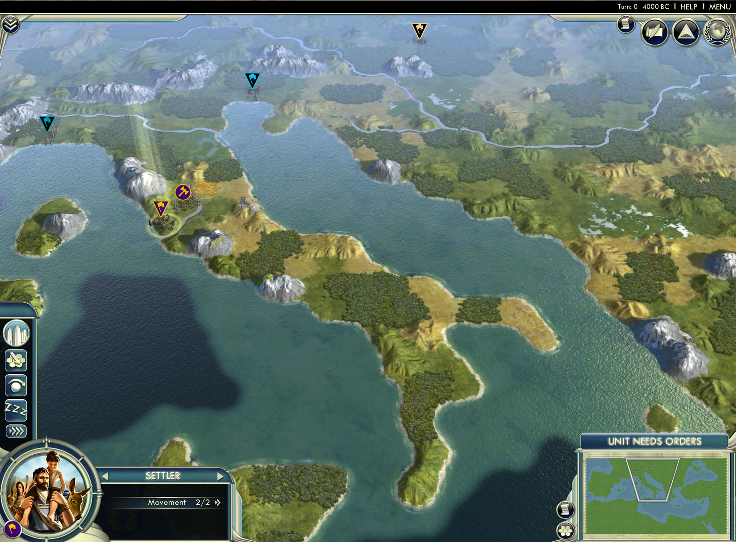 Civilization V - Cradle of Civilization Map Pack: Mediterranean в Steam