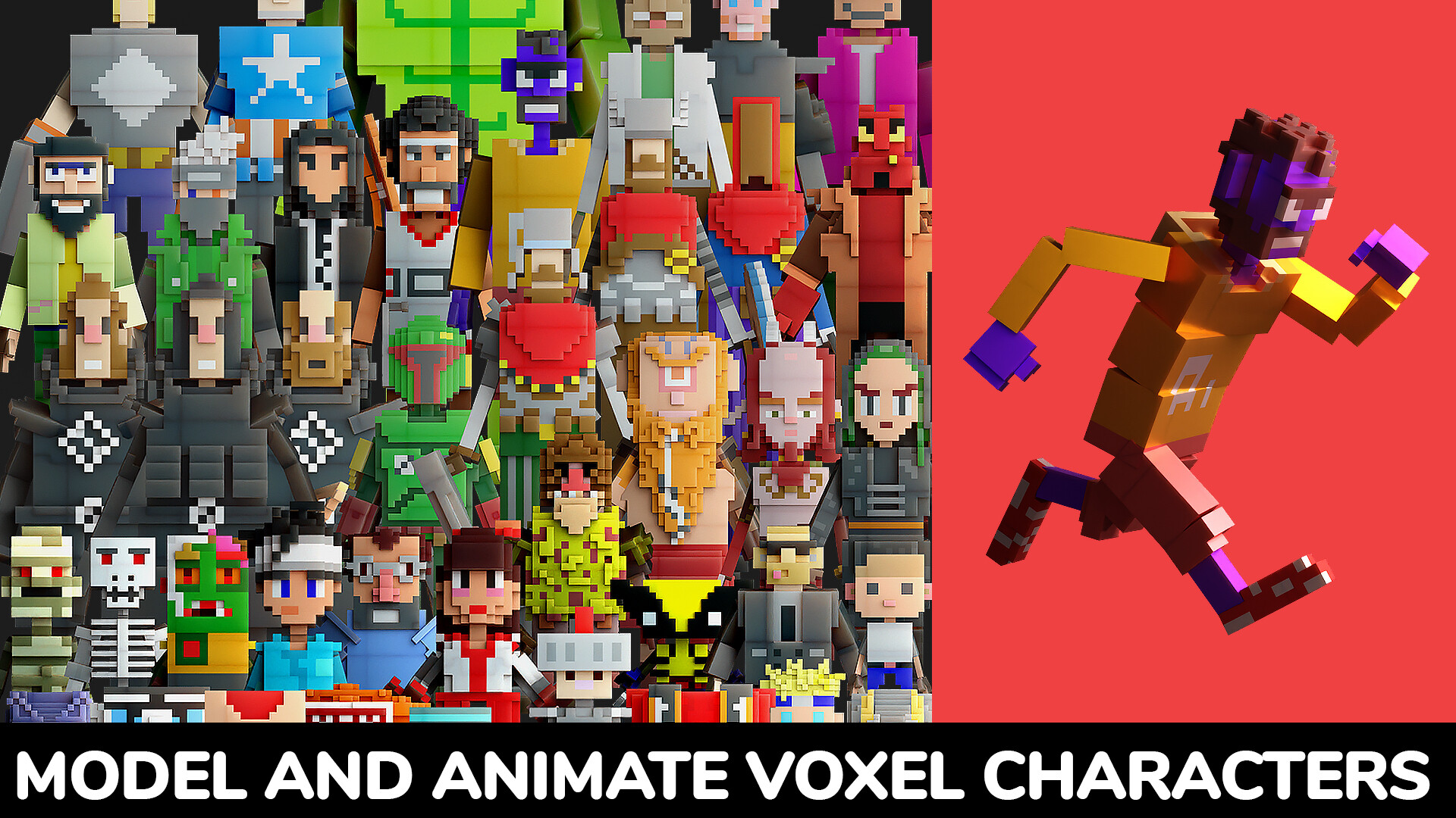 Anima Toon :3D Voxel Character Animation