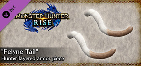 MONSTER HUNTER RISE - Peça de layered armor ''Felyne Tail'' para o Hunter