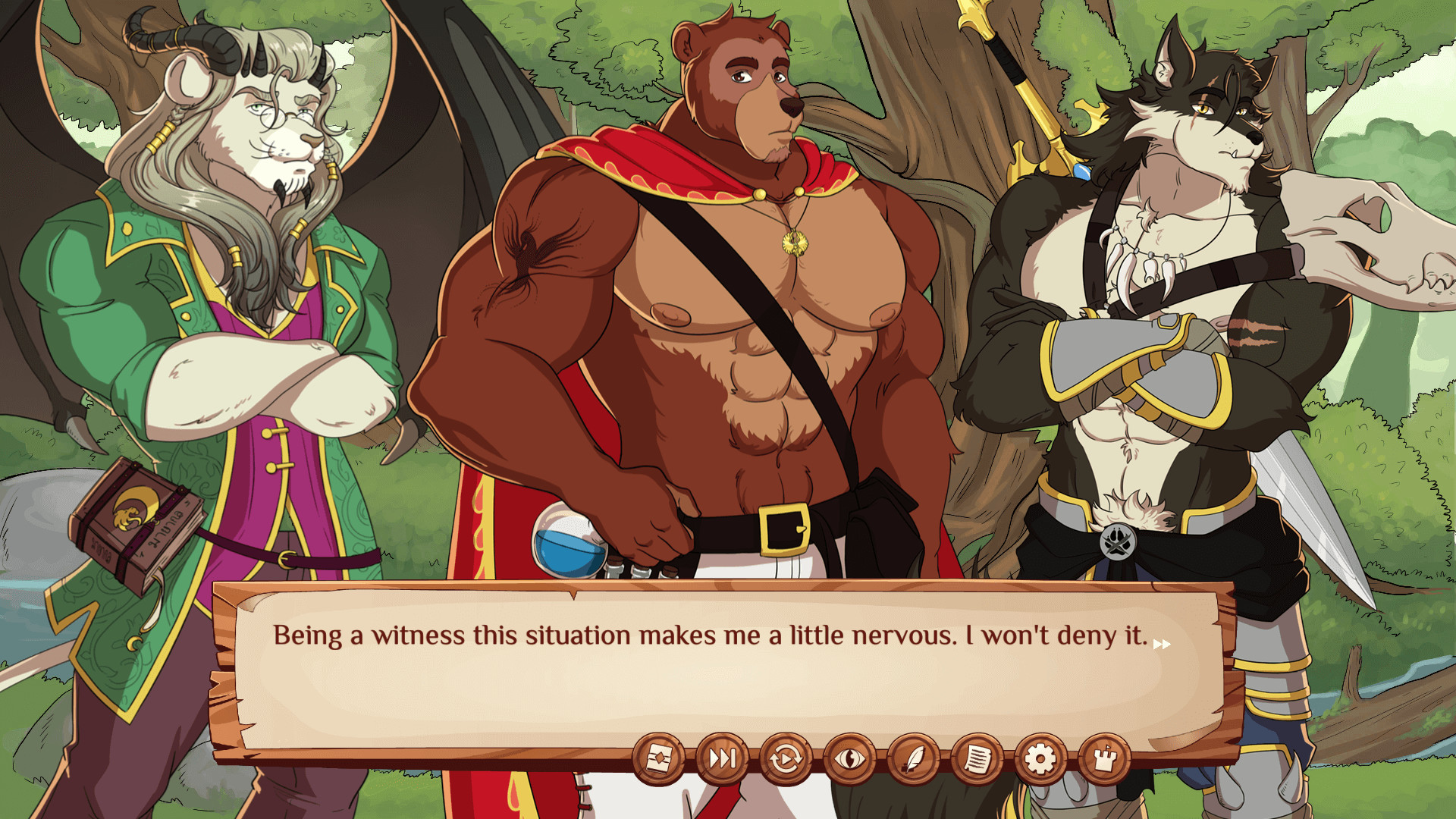 Burrow of the Fallen Bear: A Gay Furry Visual Novel в Steam