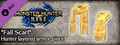 Monster Hunter Rise - &quot;Fall Scarf&quot; Hunter layered armor-stuk