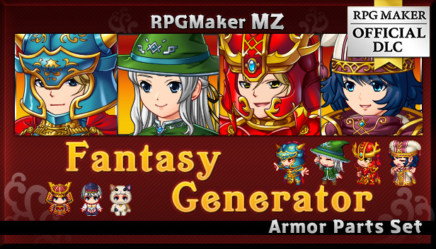 RPG Maker MZ - Fantasy Generator - Armor Parts Set on Steam