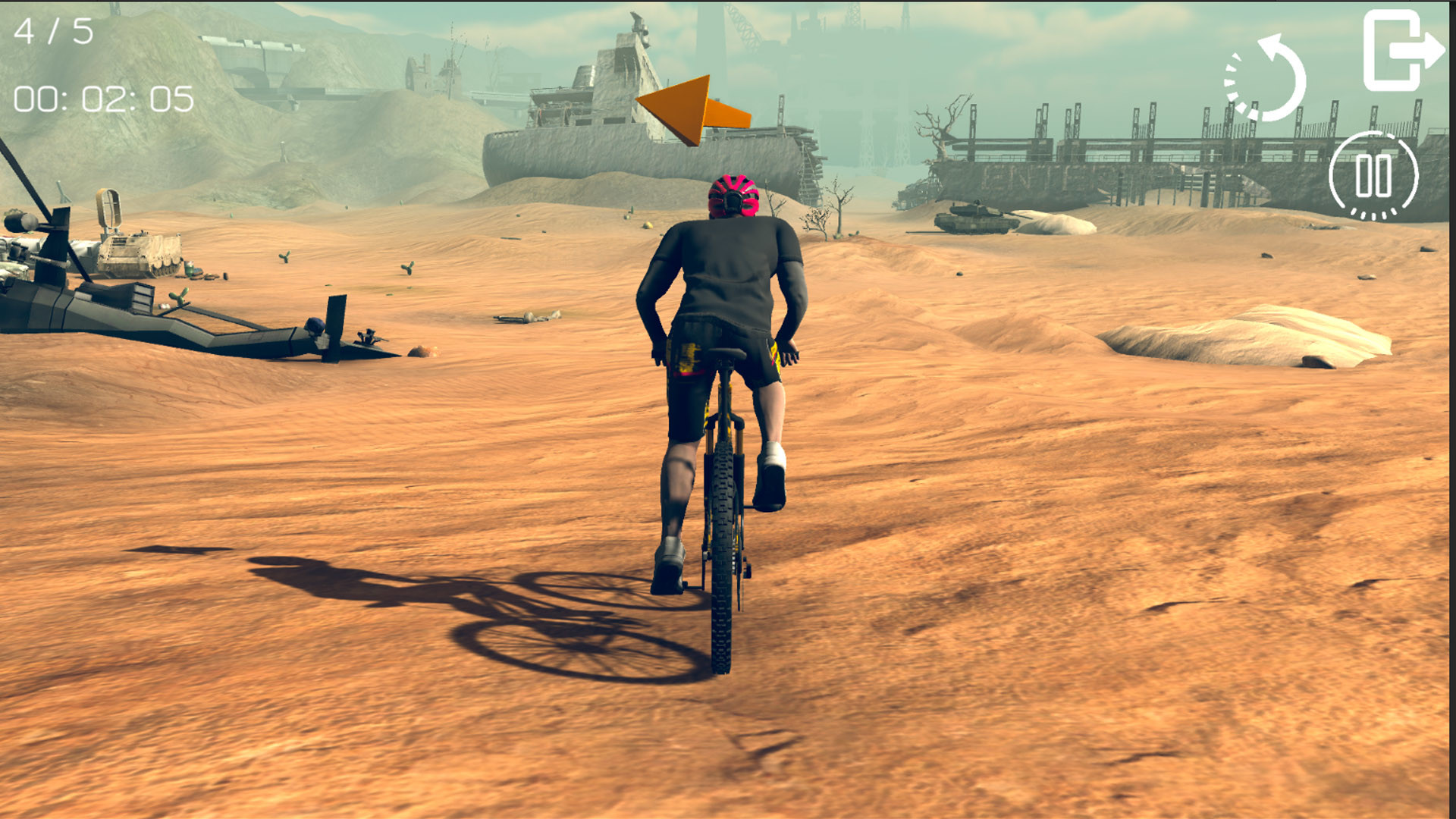 Сэкономьте 95% при покупке Bicycle Challenge - Wastelands в Steam