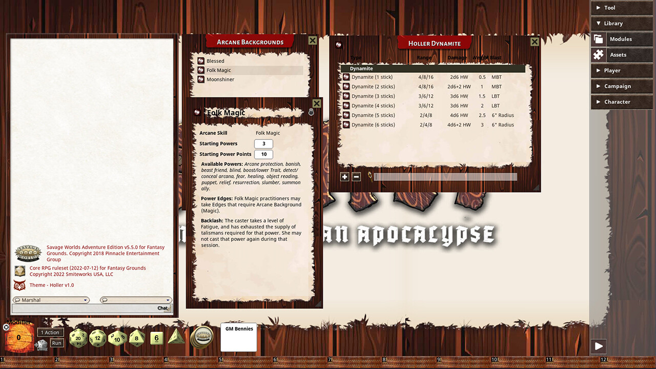 Fantasy Grounds - Holler: An Appalachian Apocalypse в Steam