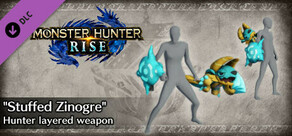 Monster Hunter Rise - "Stuffed Zinogre" Hunter layered weapon (Sword & Shield)