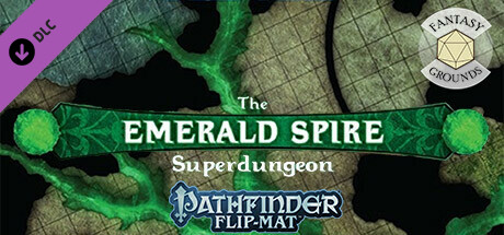 Pathfinder Module - The Emerald Spire Superdungeon - shops RPG HardCover Book