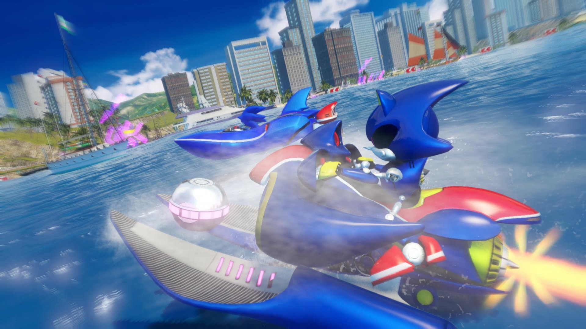 Sonic and All-Stars Racing Transformed: Metal Sonic & Outrun DLC в Steam