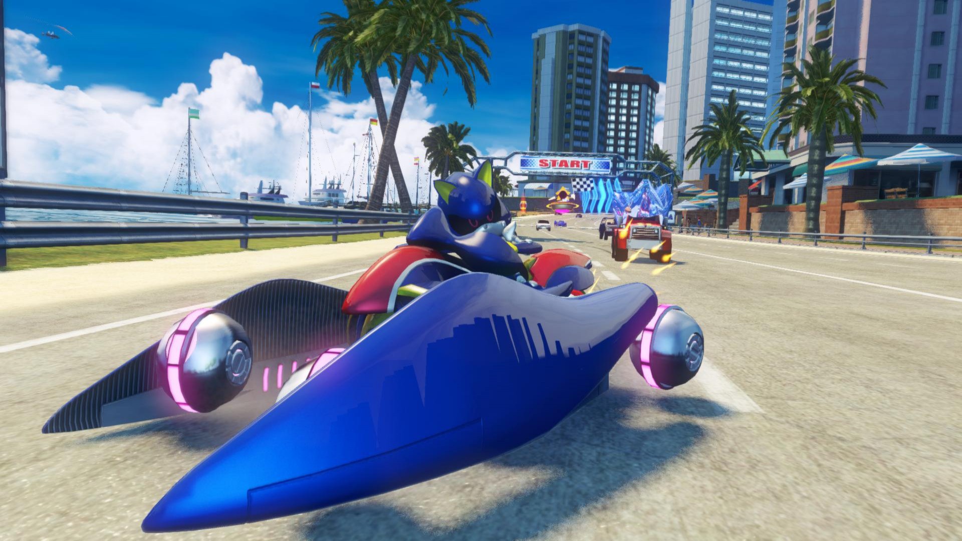 Sonic and All-Stars Racing Transformed: Metal Sonic & Outrun DLC в Steam