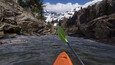 A screenshot of Whitewater VR: Extreme Kayaking Adventure