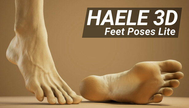HAELE 3D - Feet Poses Lite - Drawing References