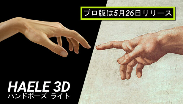 HAELE 3D - Hand Poses Lite - Drawing References