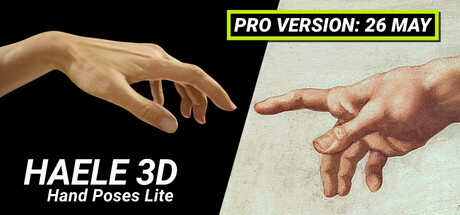 HAELE 3D - Hand Poses Lite - Drawing References Cover Image