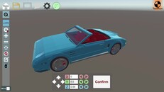 Gameplay | Design your car‘s engine and wheels