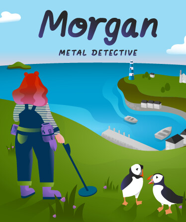 Morgan: Metal Detective Logo