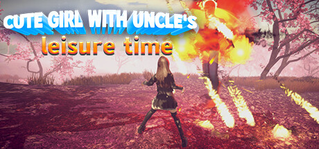 Cute girl with uncle's leisure time Cover Image