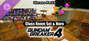 GUNDAM BREAKER 4 - Diorama Pack 3 - Class Room Set & Haro