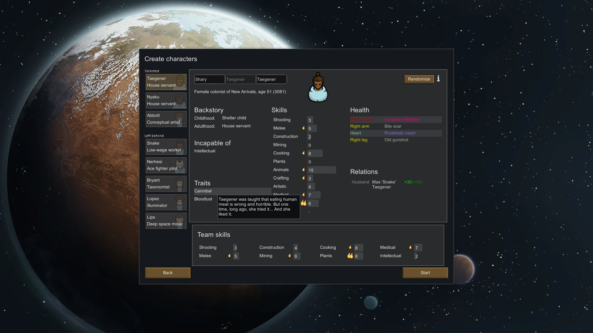 rimworld 販売済み ペット けが