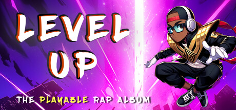 Level Up: The Playable Rap Album Cover Image