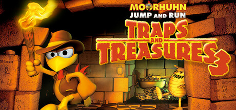 Moorhuhn Jump and Run 'Traps and Treasures 3' Cover Image