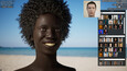 A screenshot of HAELE 3D - Portraitstudio Pro - Zeichenreferenzen