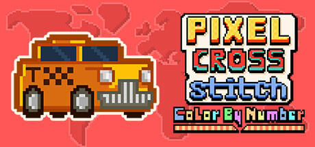 Pixel Cross Stitch Color by Number Cover Image