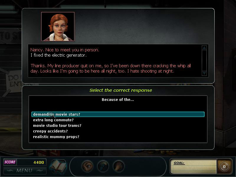 Nancy Drew® Dossier: Lights, Camera, Curses! on Steam