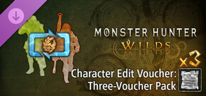 Monster Hunter Wilds - Character Edit Voucher: Three-Voucher Pack