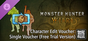 Monster Hunter Wilds - Character Edit Voucher: Single Voucher (Free Trial Version)