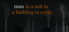 Man in a suit in a building in a city