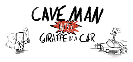 Caveman hits Giraffe in a Car Cover Image