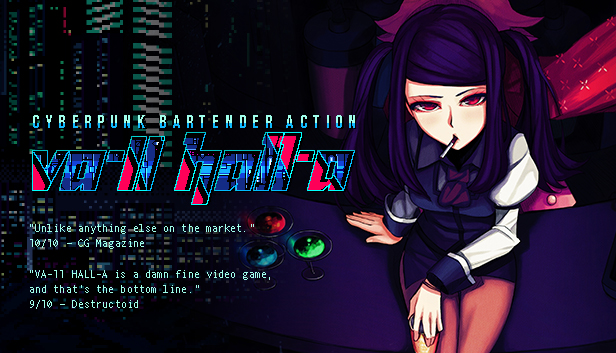 steam va-11 hall-a 人気 バッジ