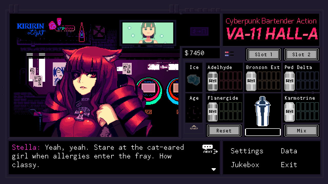 steam va-11 hall-a 人気 バッジ