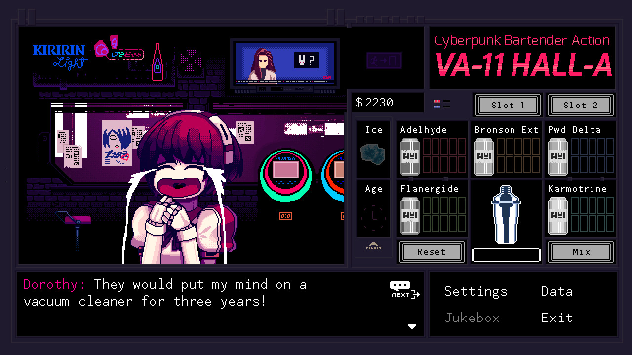 steam va-11 hall-a 人気 バッジ