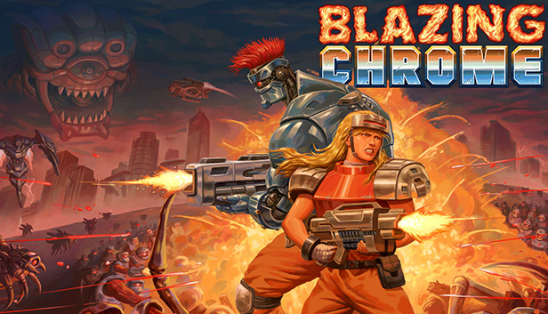 Save 70% on Blazing Chrome on Steam