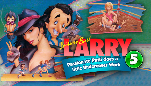 LEISURE SUIT LARRY 5 PASSIONATE PATTI 1991 PC sold Game 8 Disks Playspy Manual RARE