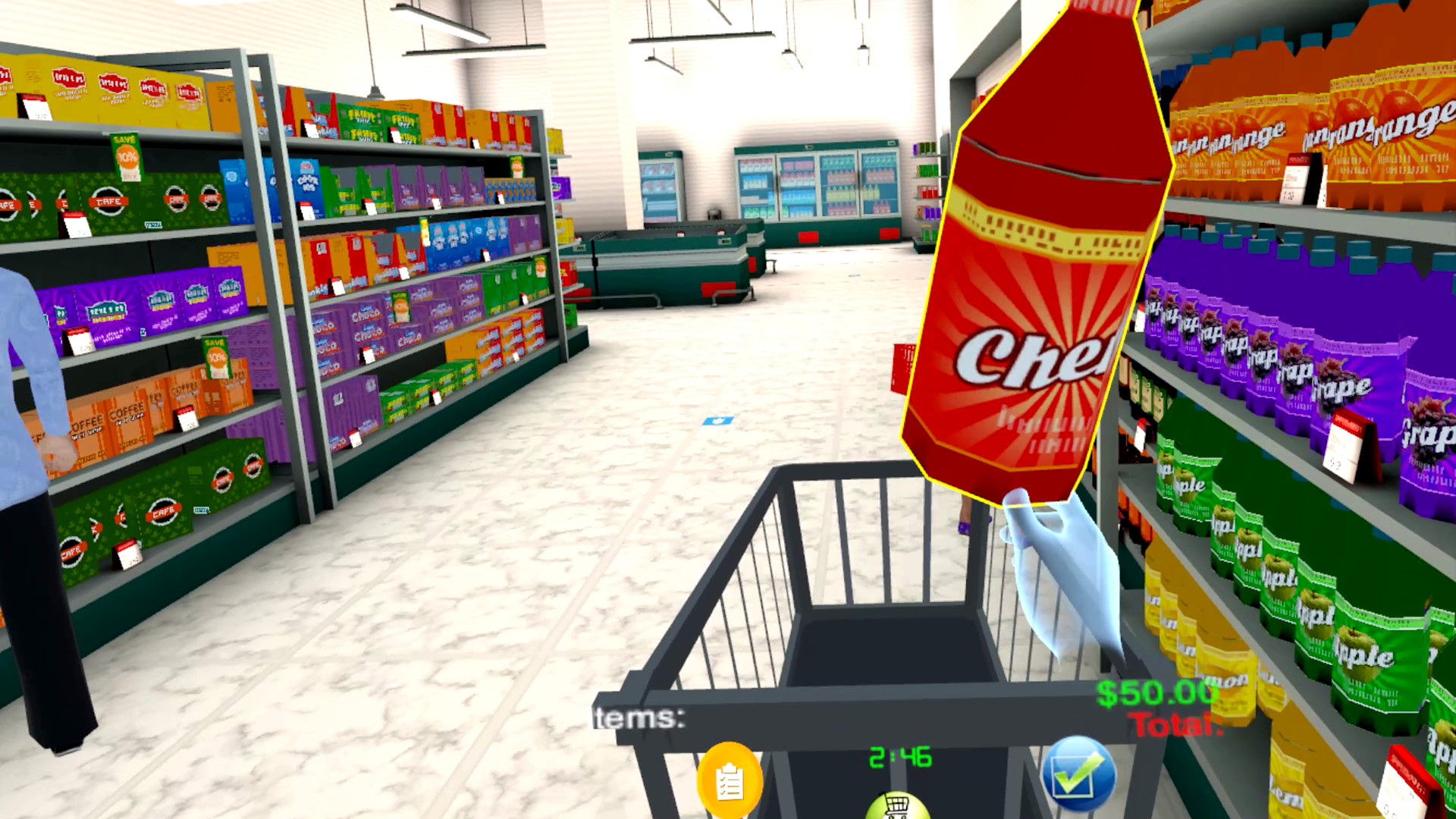 Supermarket VR and mini-games в Steam