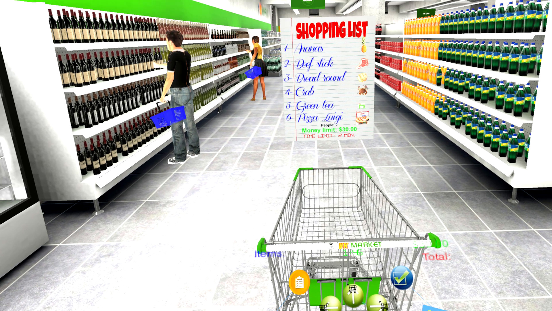 Supermarket VR and mini-games в Steam