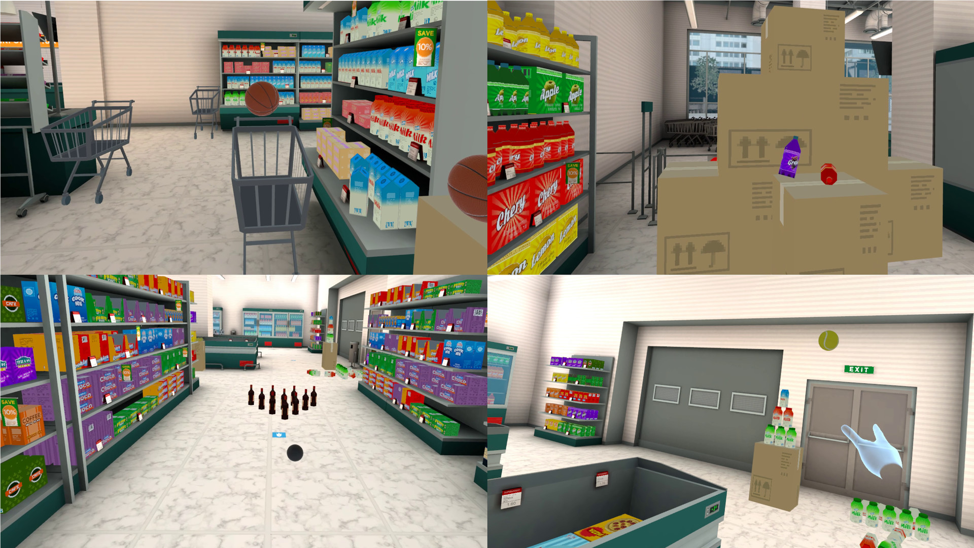 Supermarket VR and mini-games в Steam