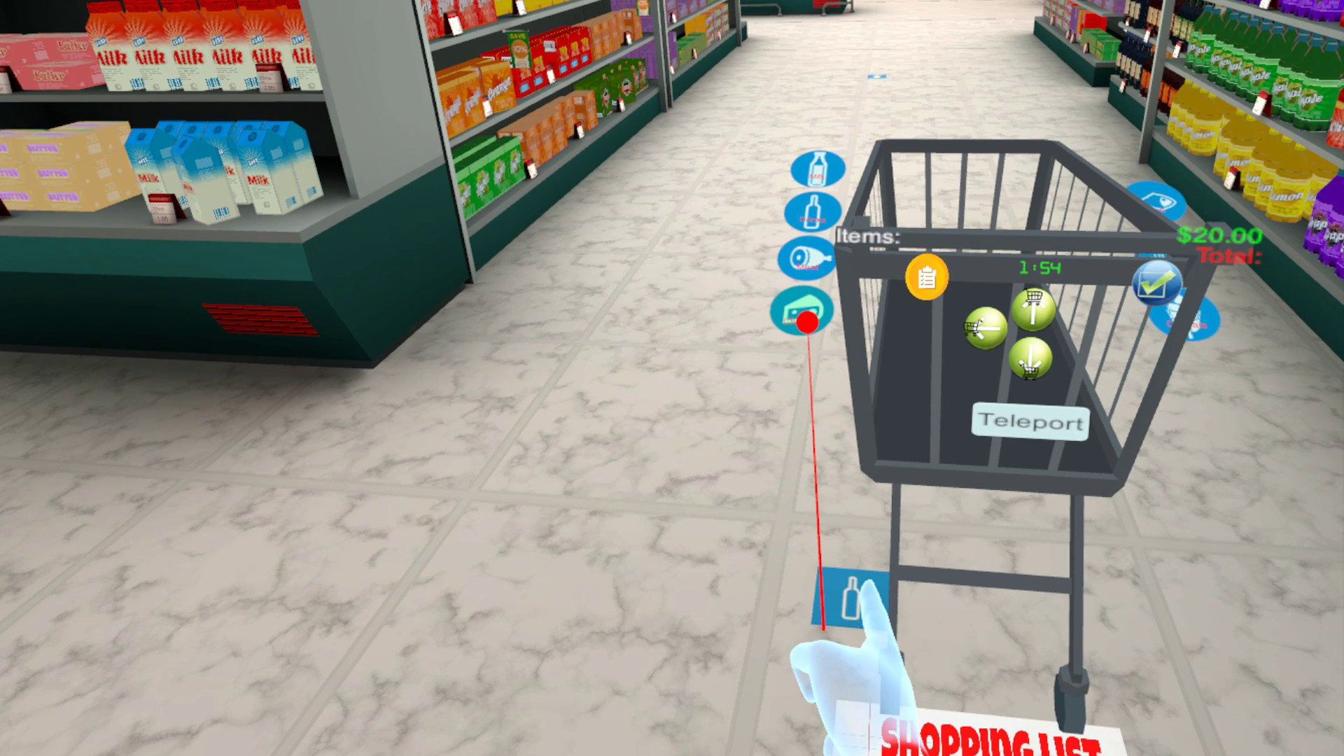 Supermarket VR and mini-games в Steam